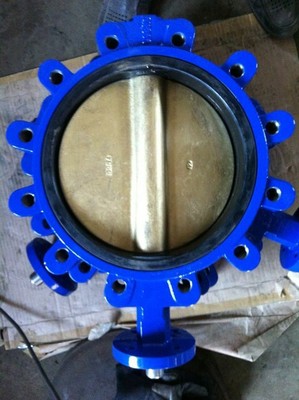 Copper body and copper plate butterfly valve series