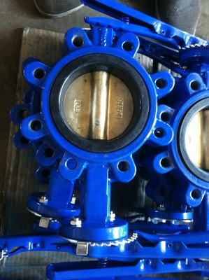Copper body and copper plate butterfly valve series