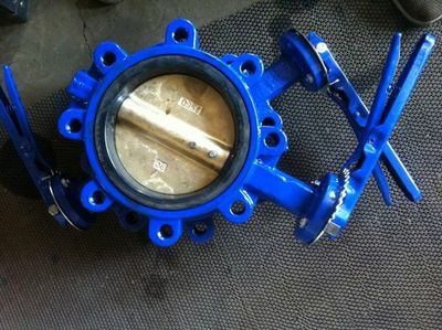 Copper body and copper plate butterfly valve series