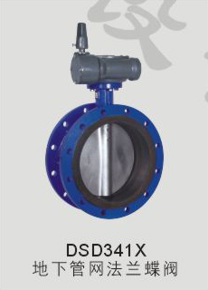 DSD341X 地下管网法兰蝶阀