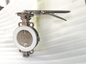 Fully lined PTFE butterfly valve