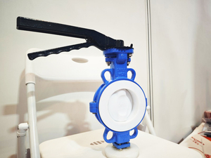 Fully lined PTFE butterfly valve
